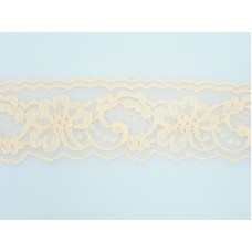 2 inch Flat Lace, Cream Puff (512 YARDS FULL SPOOL) 9665 Cream Puff 512, MADE IN CHINA